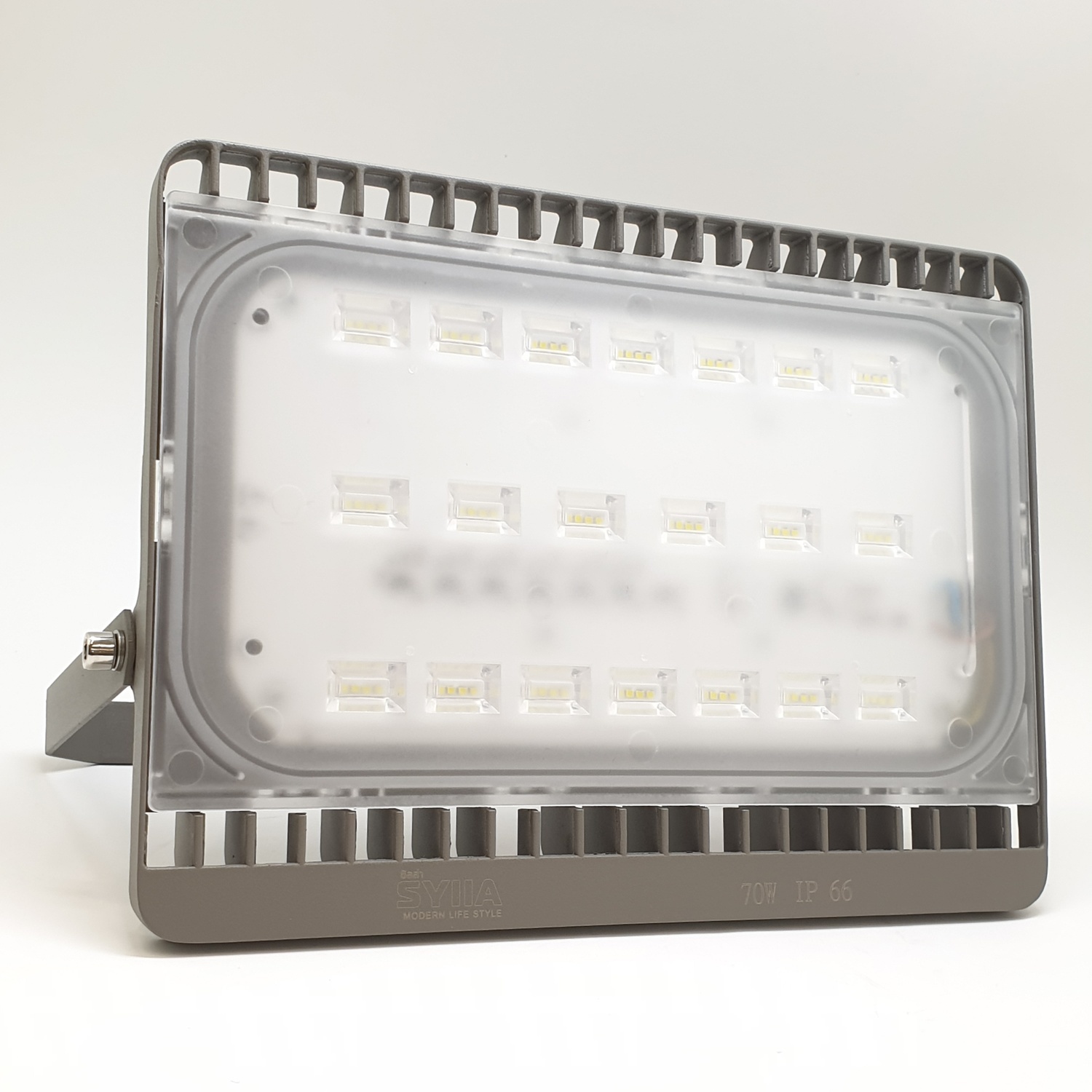 SYLLA สปอตไลท์ภายนอก LED เดย์ไลท์ HQ-LTF50WTGD-65 สีเทา