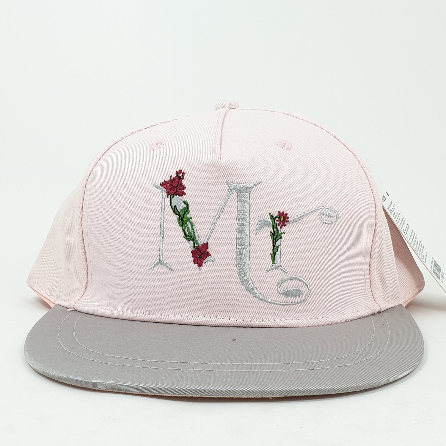 USUPSO หมวกแก๊ป Rose letter สีชมพู
