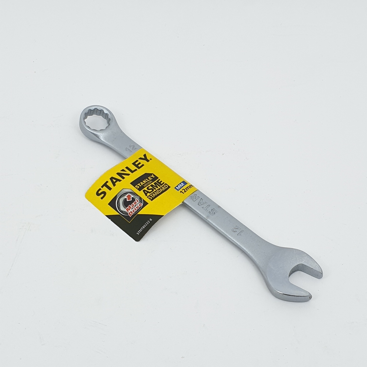 STANLEY ประแจแหวนข้าง ปากตาย 12 มม. STMT80222-8 สีโครเมี่ยม