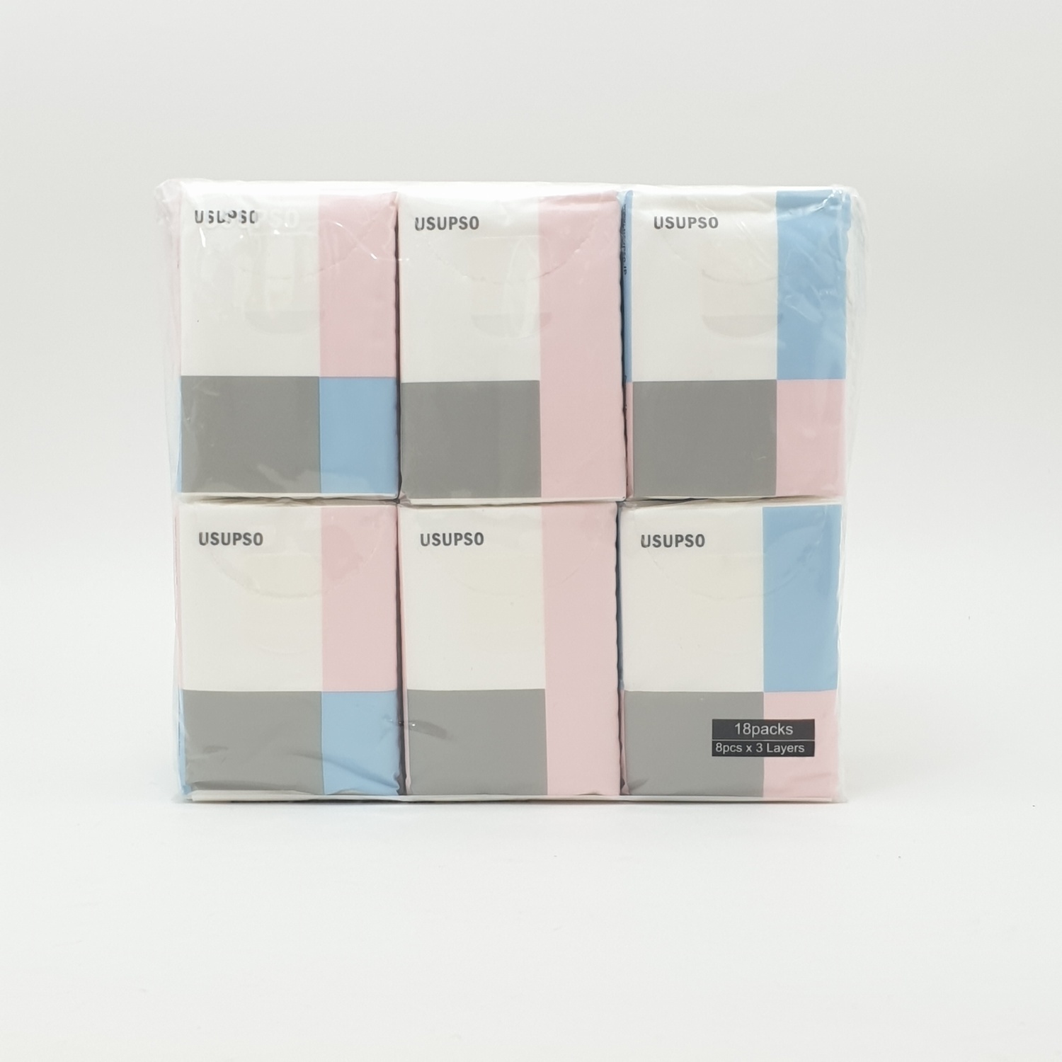 USUPSO กระดาษชำระ 18 แพ็ค - สีขาว