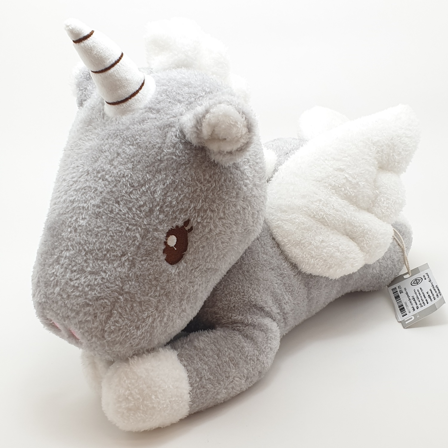 USUPSO ตุ๊กตายูนิคอร์นสีเทา 40CM