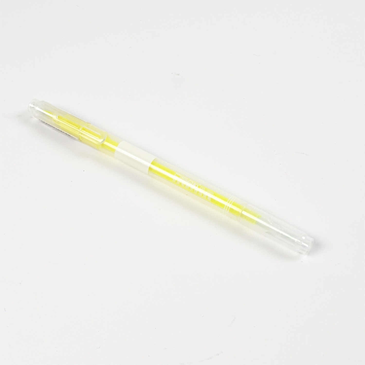 USUPSO ปากกาไฮไลท์สะท้อนแสง 2 หัว สีเหลือง (#AD)