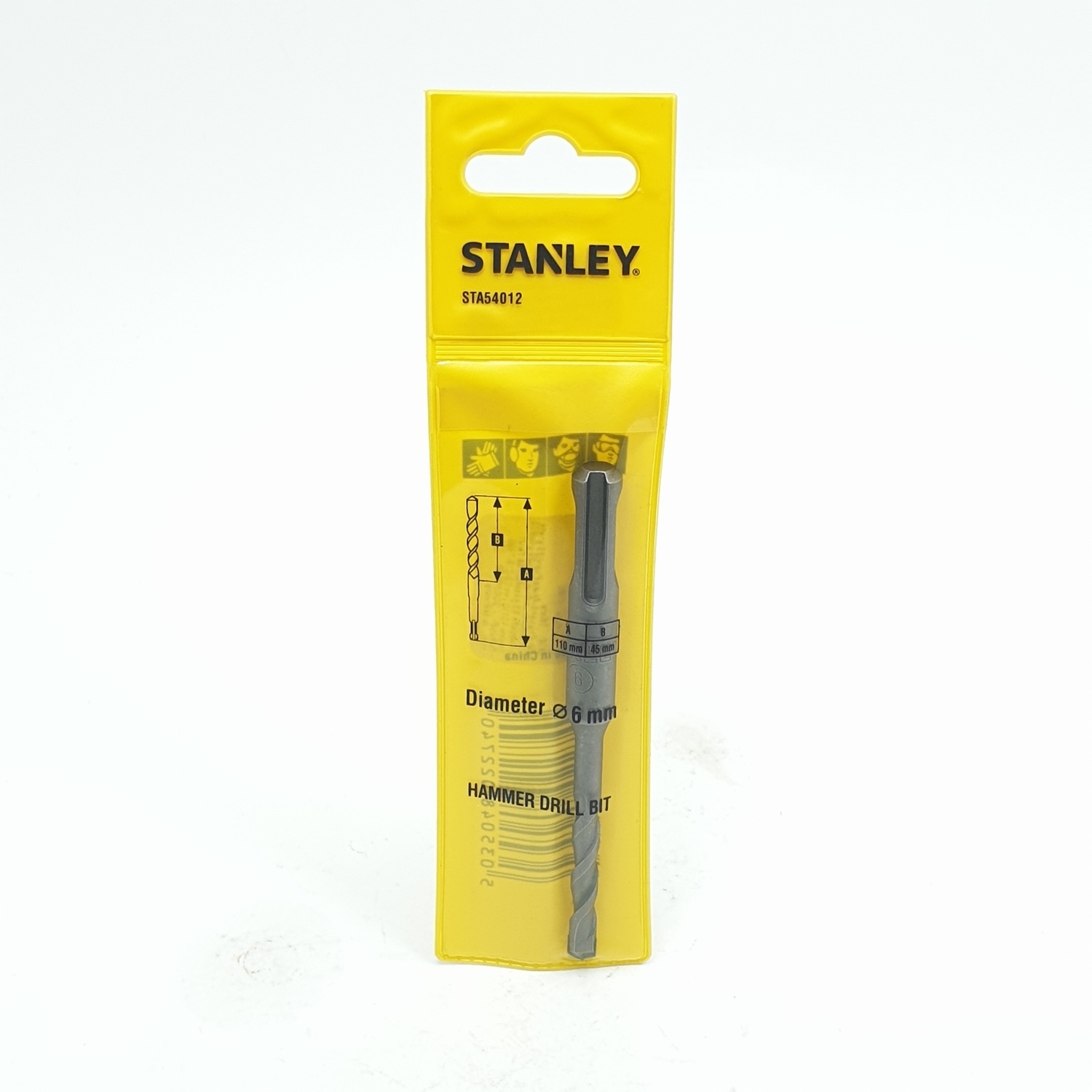 STANLEY ดอกสว่านโรตารี่ STA54012 สีโครเมี่ยม
