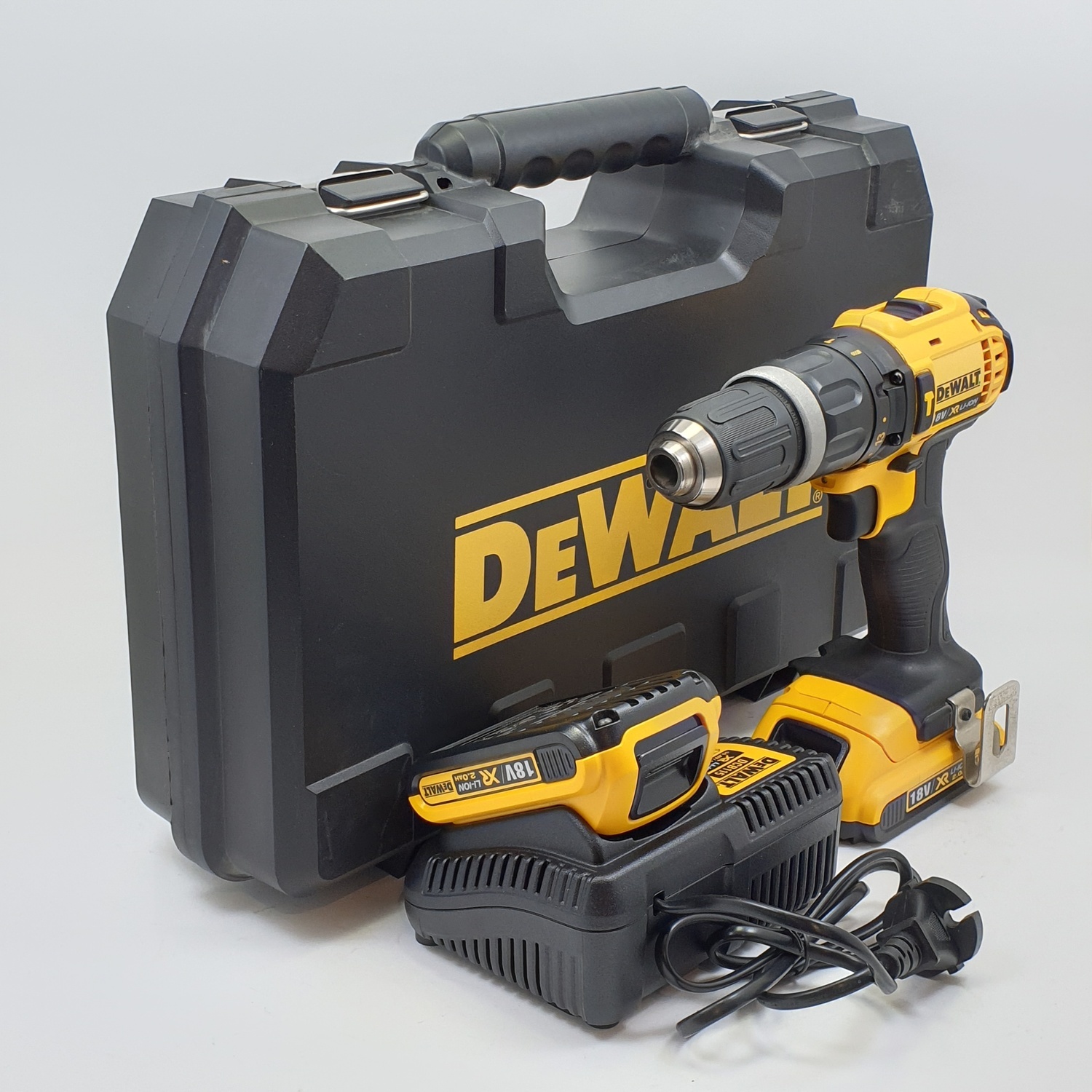DeWALT สว่านไฟฟ้ากระแทกไร้สาย 18V. DCD785D2 สีเหลือง