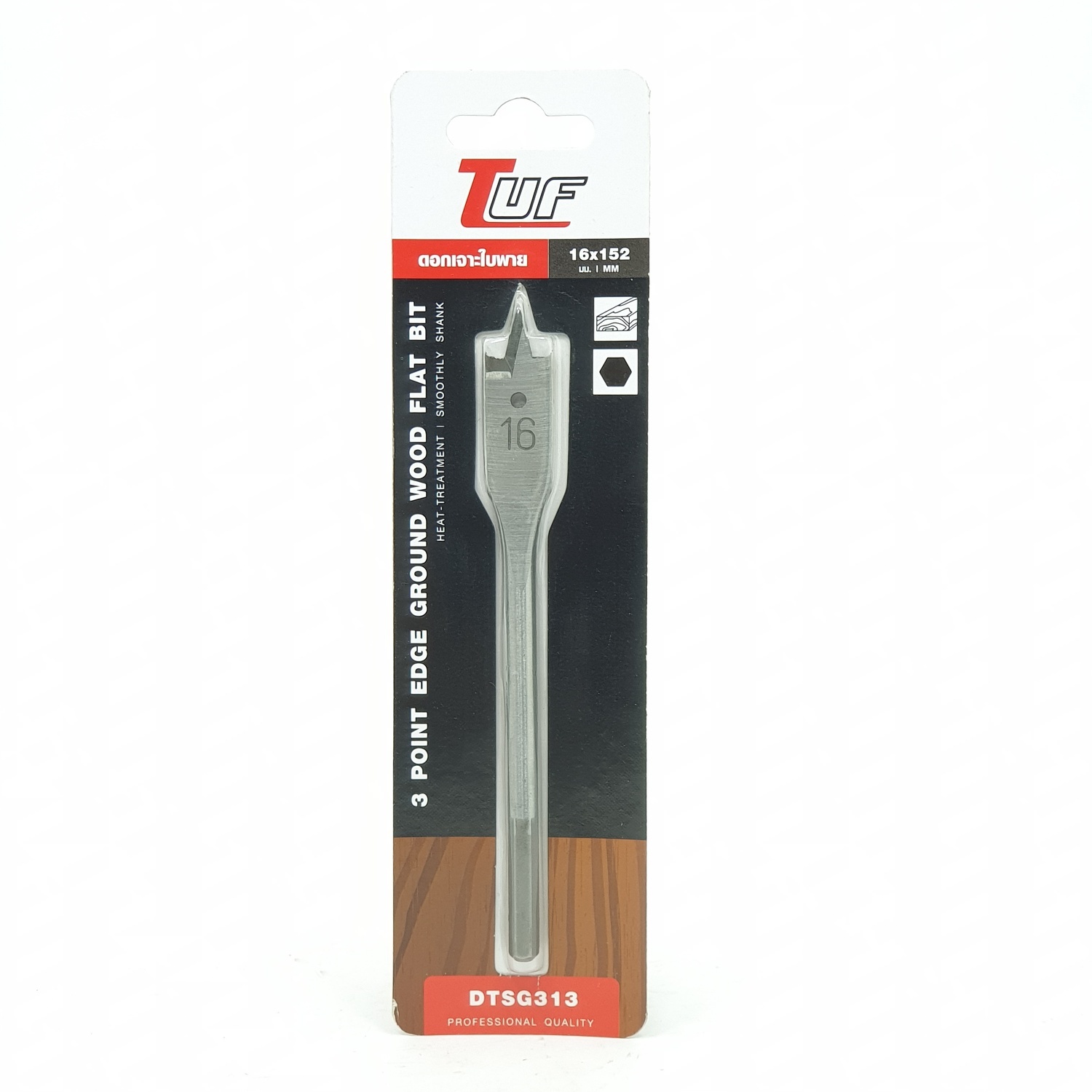 TUF ดอกเจาะใบพาย 16x152mm. รุ่น DTSG313