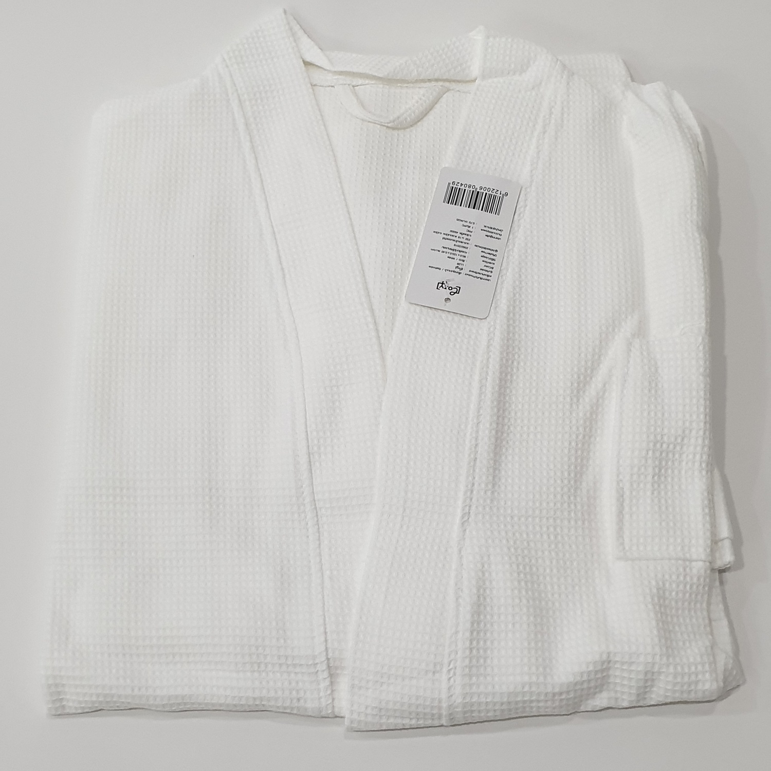 COZY เสื้อคลุมอาบน้ำ ขนาด60×120×0.4 ซม. LL06 สีขาว