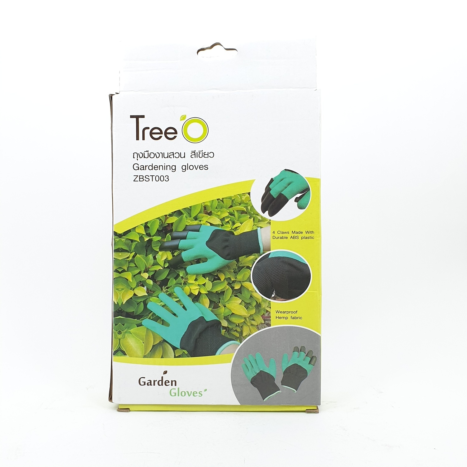 Tree O ถุงมืองานสวน ZBST003 สีเขียว-ดำ