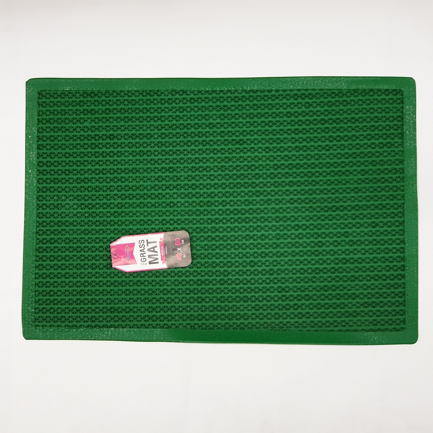 พรมดักฝุ่นกันลื่น PGM9100GN ขนาด 40x60ซม. หนา 1มม. สีเขียว