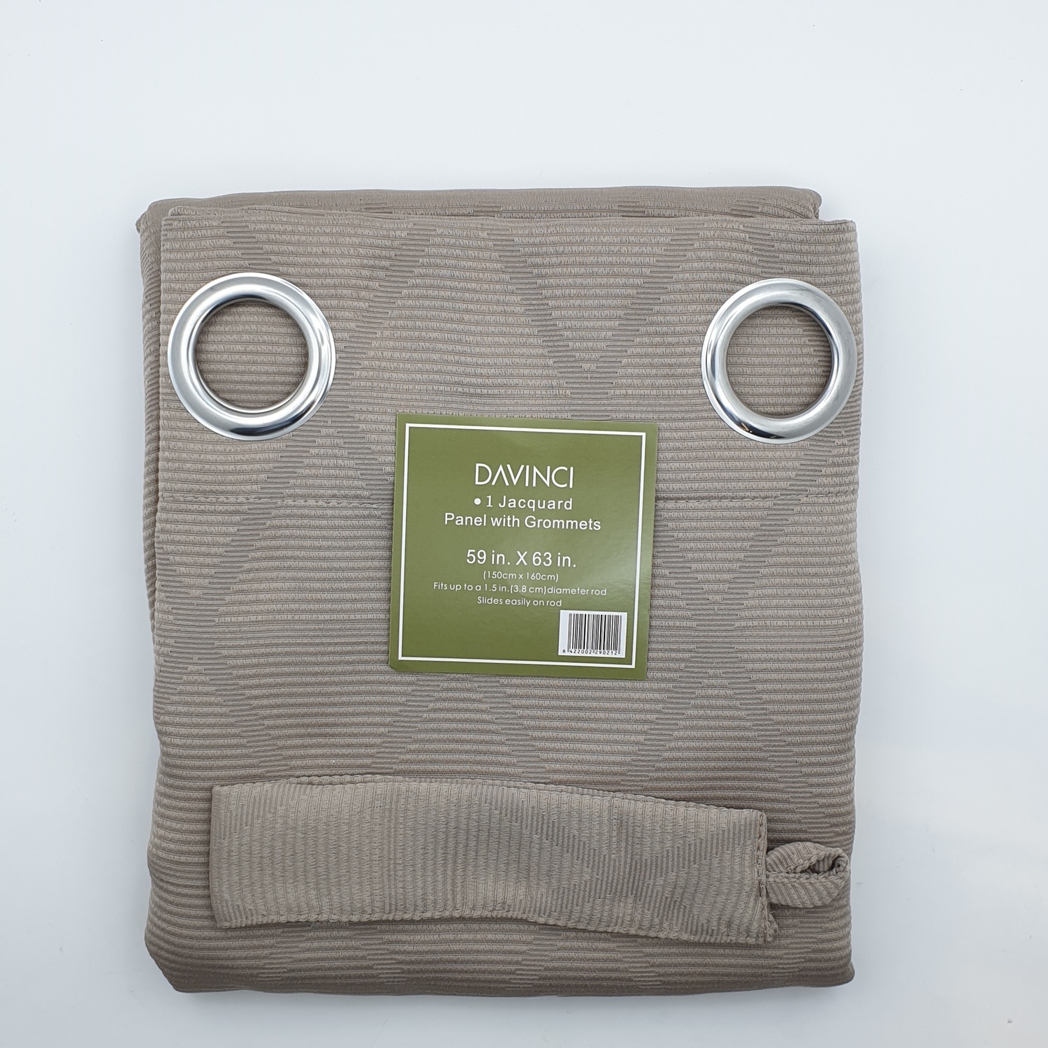 Davinci ผ้าม่านหน้าต่างพิมพ์ลาย ขนาด 150x160ซม. AA71779AS#1WD สีเบจ