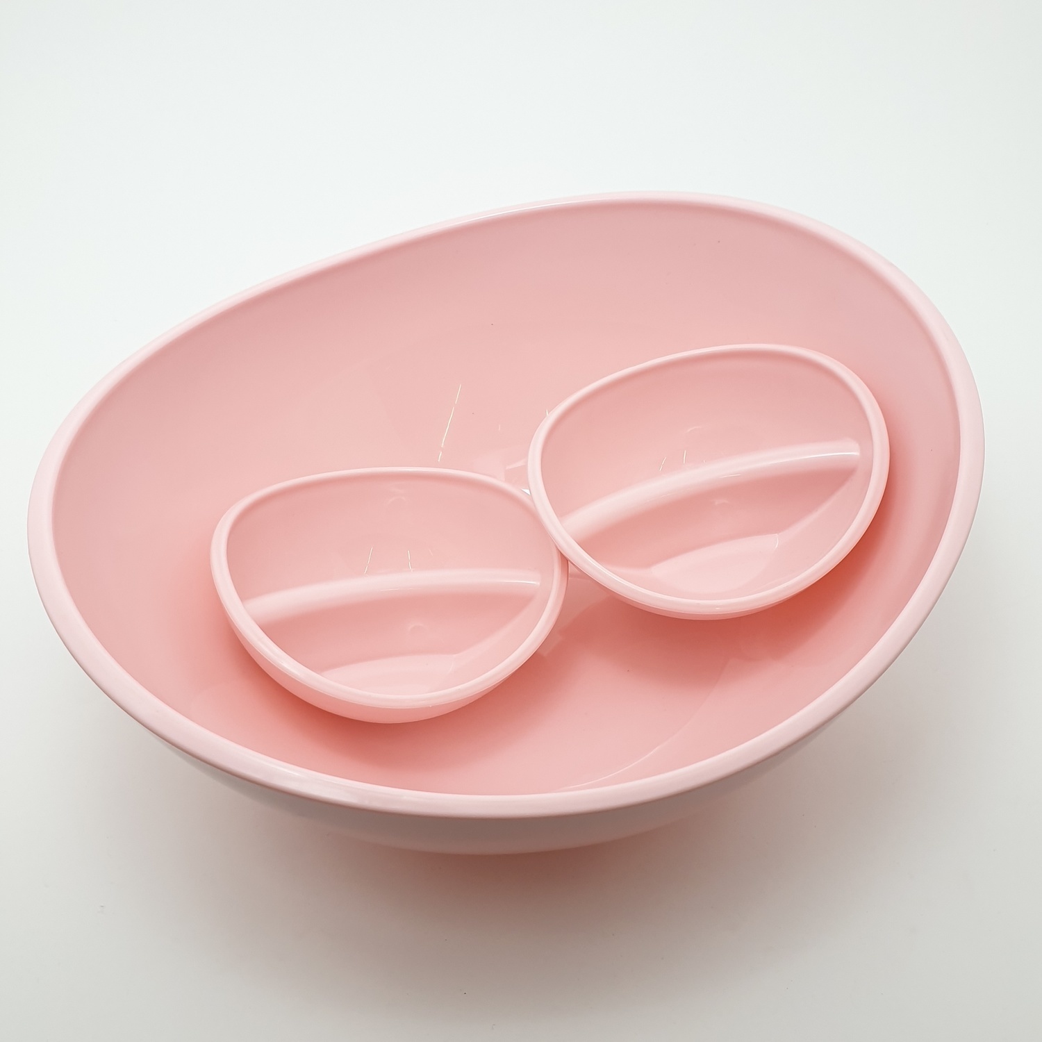 UCHI ชามสลัดขนาด35*27*9.5cm.สีชมพูอ่อน ZZJ011-PK สีชมพู