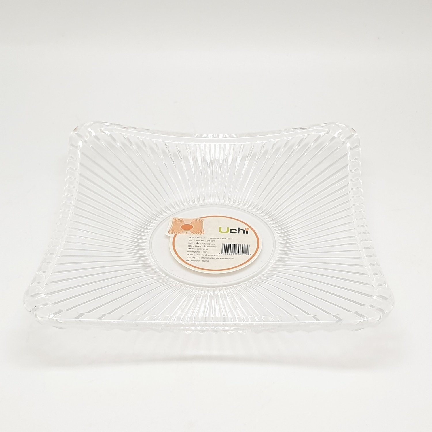 UCHI ถาดอะคริลิค 20X20X3.2 CM. ZYH026