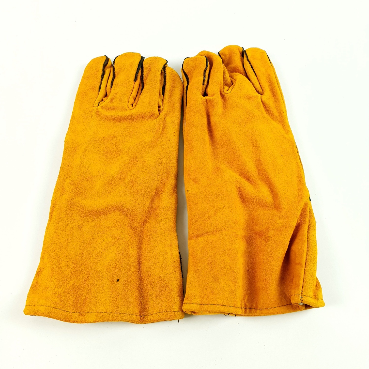 ถุงมือเชื่อม รุ่น JR-WGY 14 นิ้ว สีเหลือง 