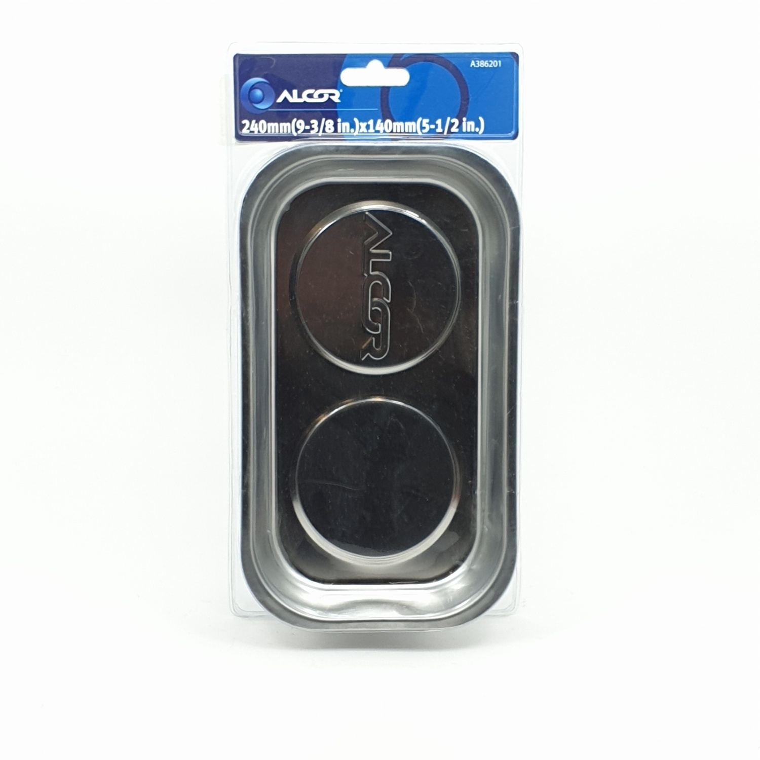 ALCOR ถาดฐานแม่เหล็ก รุ่น A386201 ขนาด 240 MM สีเงิน