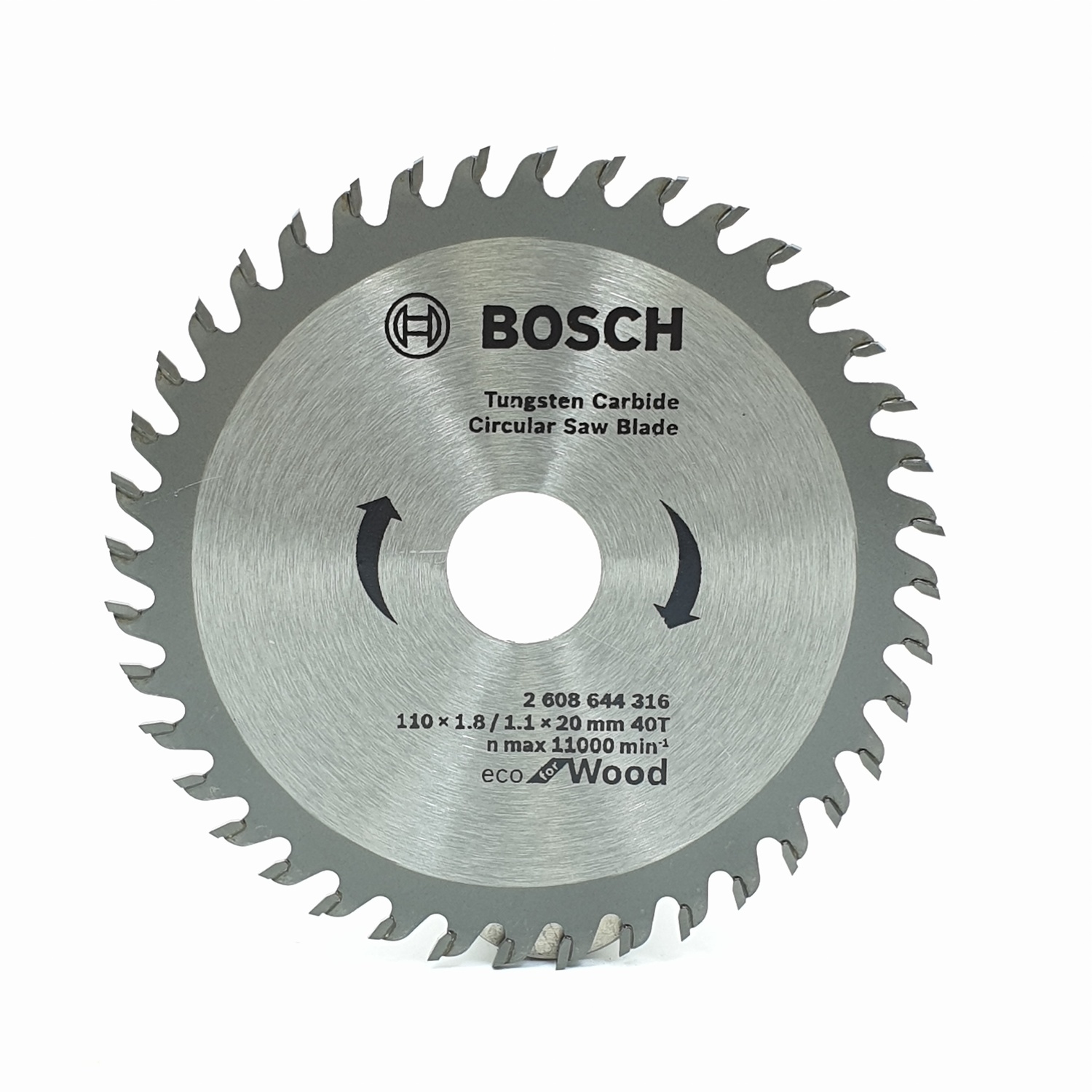 BOSCH ใบเลื่อยวงเดือน Eco ตัดไม้ 4 นิ้ว 40T สีโครเมี่ยม