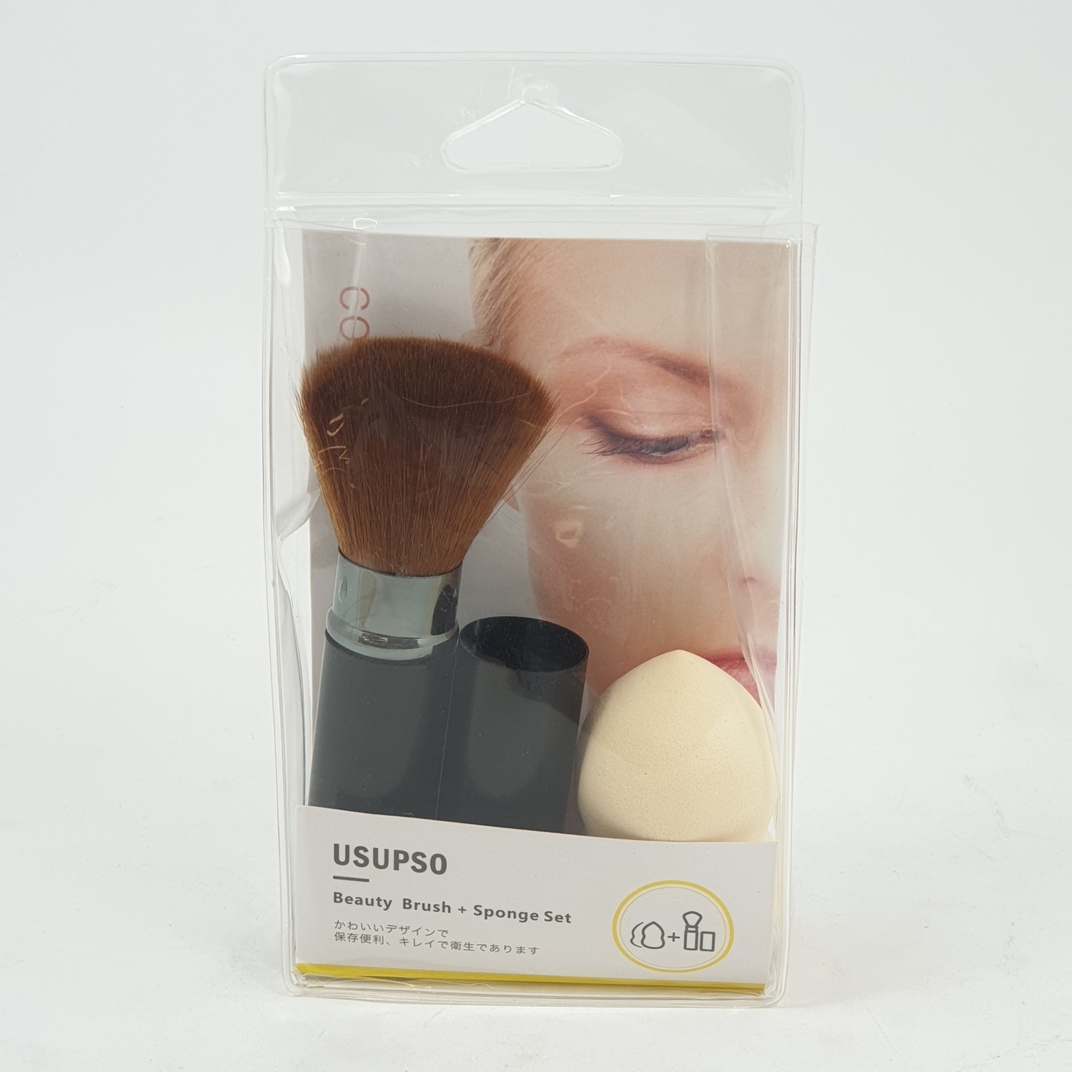 USUPSO USUPSO แปรงปัดบลัชออน+ พัฟ (#AA9)