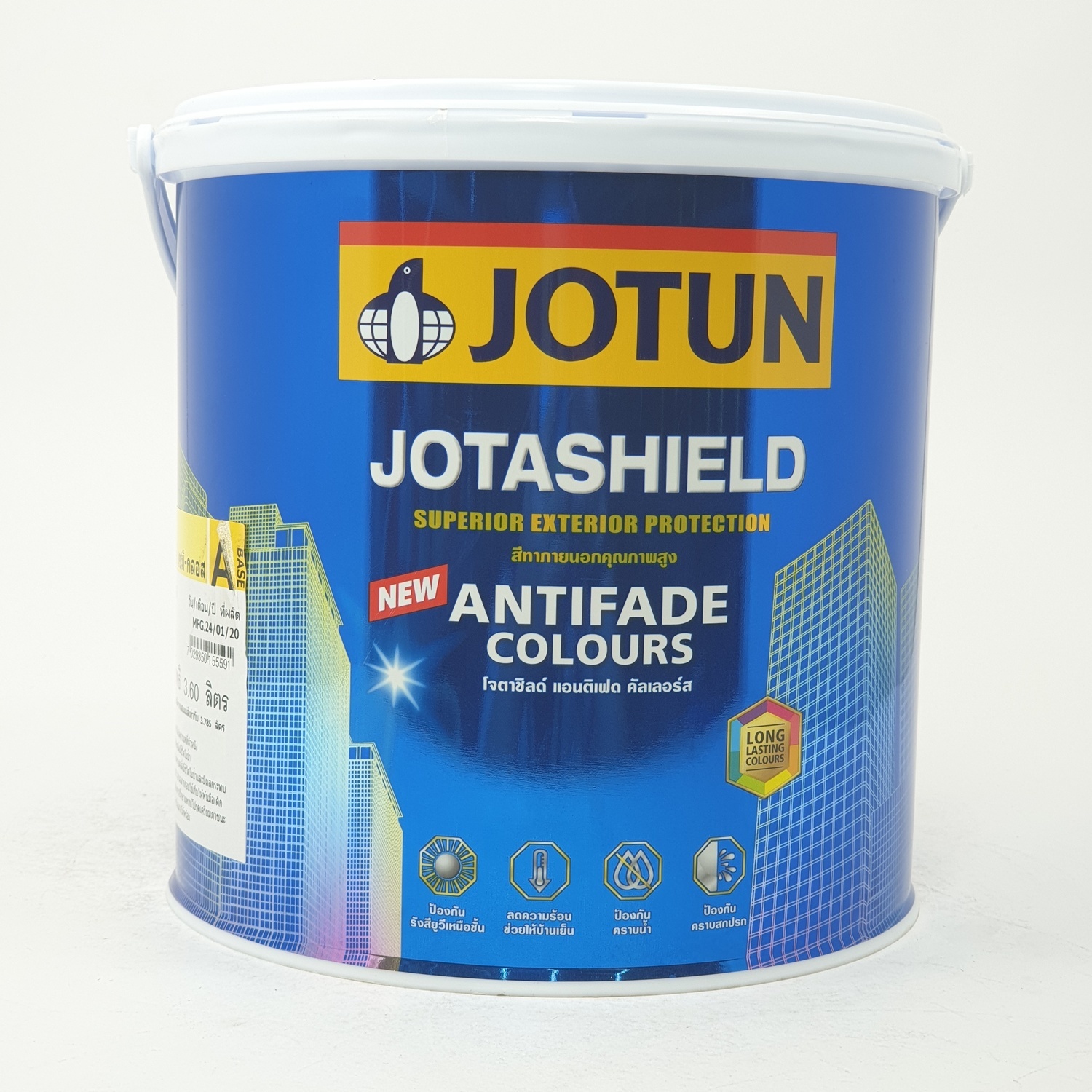 JOTUN โจตาชิลด์ แอนติเฟด คัลเลอร์ส กึ่งเงา เบส เอ 3.6L. JOTASHIELD AF SG BASE A 3.6L