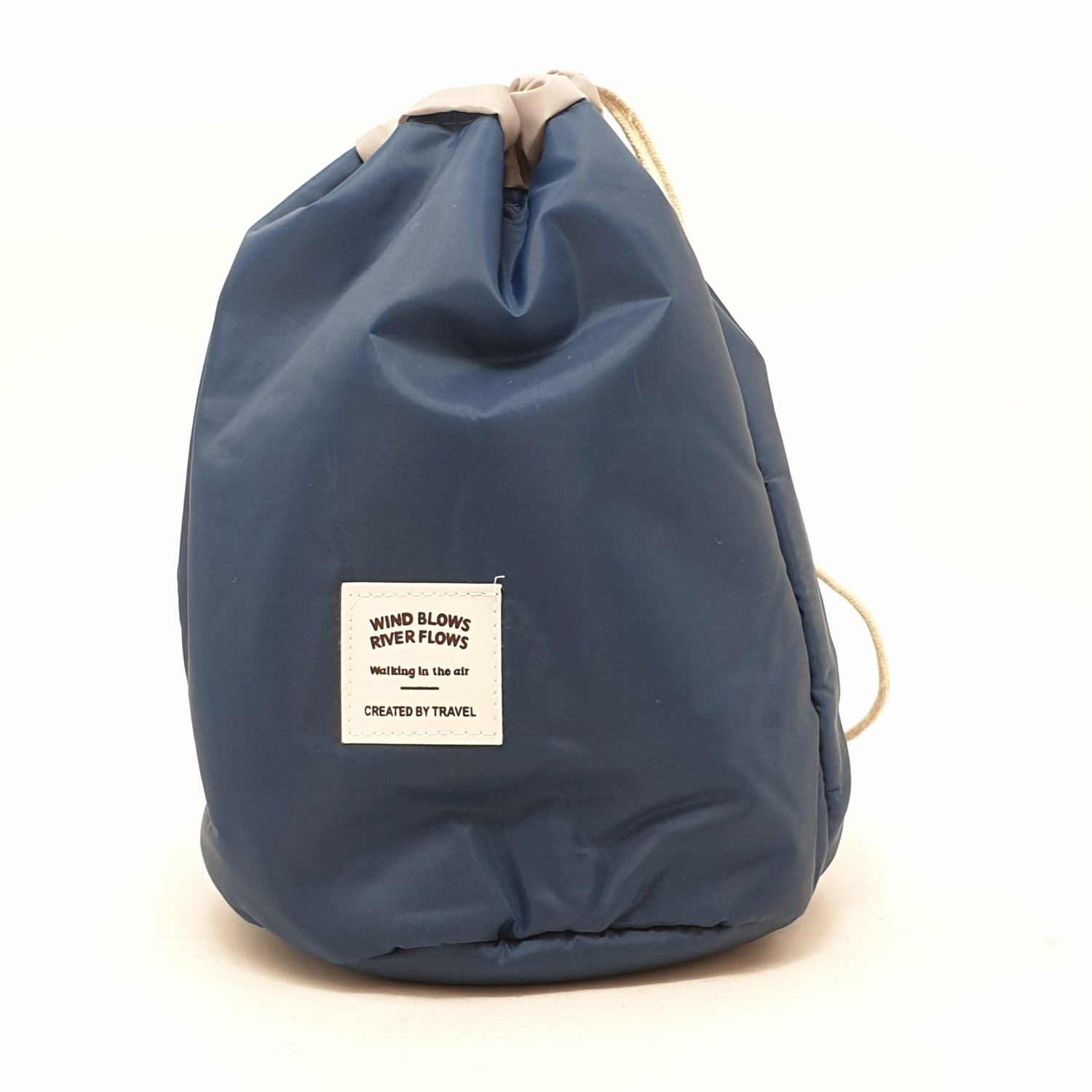 กระเป๋าจัดเก็บเครื่องสำอาง รุ่น ZRH-006-BB ขนาด Φ17x23 cm สีฟ้า