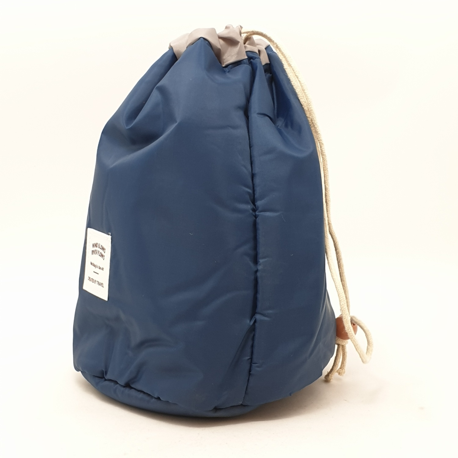 กระเป๋าจัดเก็บเครื่องสำอาง รุ่น ZRH-006-BB ขนาด Φ17x23 cm สีฟ้า