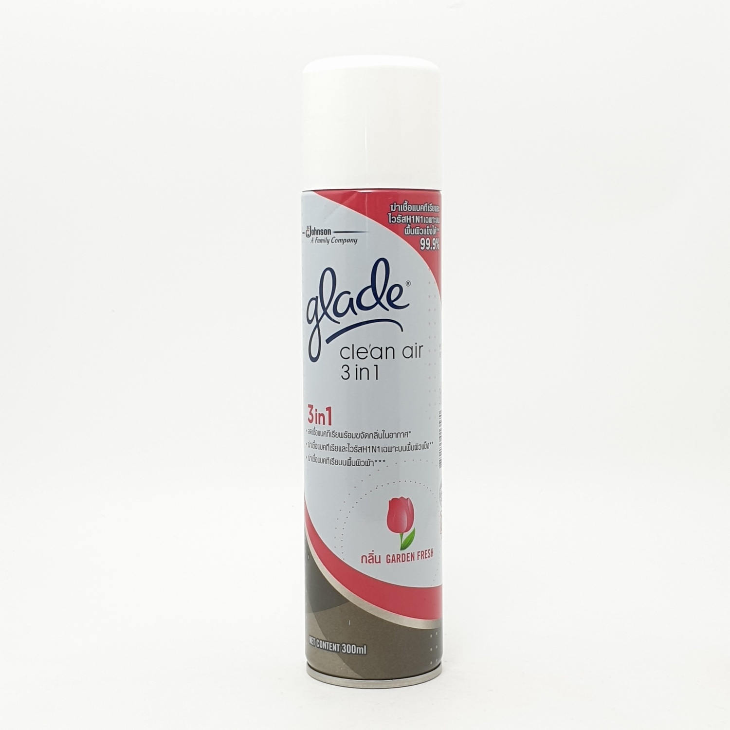 Glade เกลด คลีนแอร์ 3อิน1-การ์เด้นท์เฟรช 300มล. Garden&Fresh