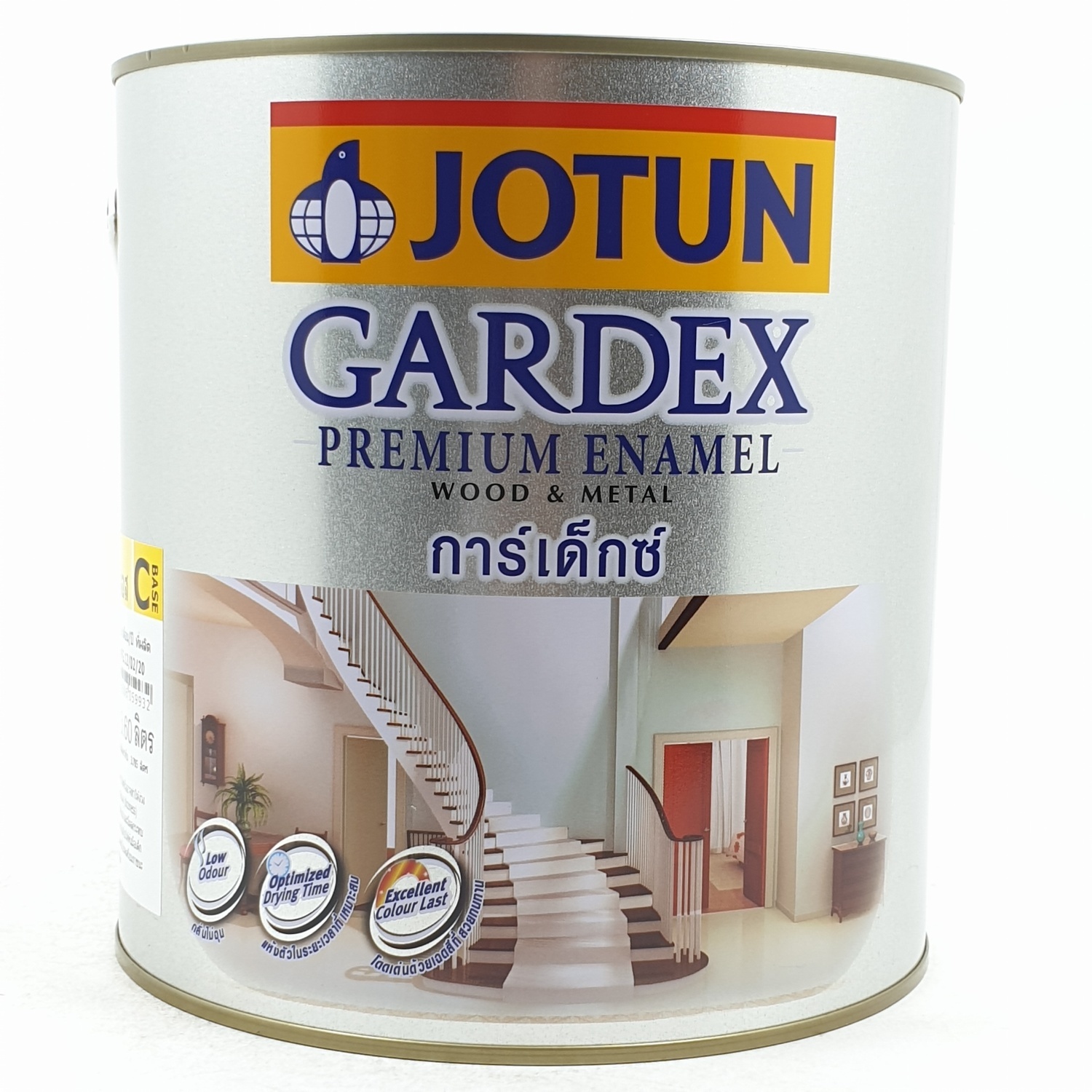 JOTUN สีน้ำมัน ชนิดเงา เบสซี 3.6ลิตร GARDEX PREMIUM GL ขาว