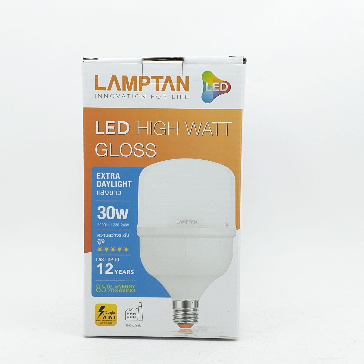 LAMPTAN หลอดแอลอีดี 30วัตต์ High watt สีขาว