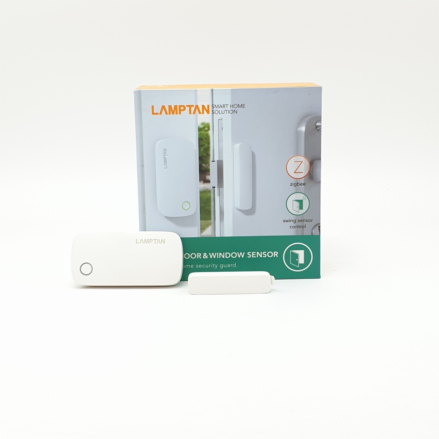LAMPTAN เซ็นเซอร์ประตูและหน้าต่างอัจฉริยะ Smart Door & Window Sensor สีขาว