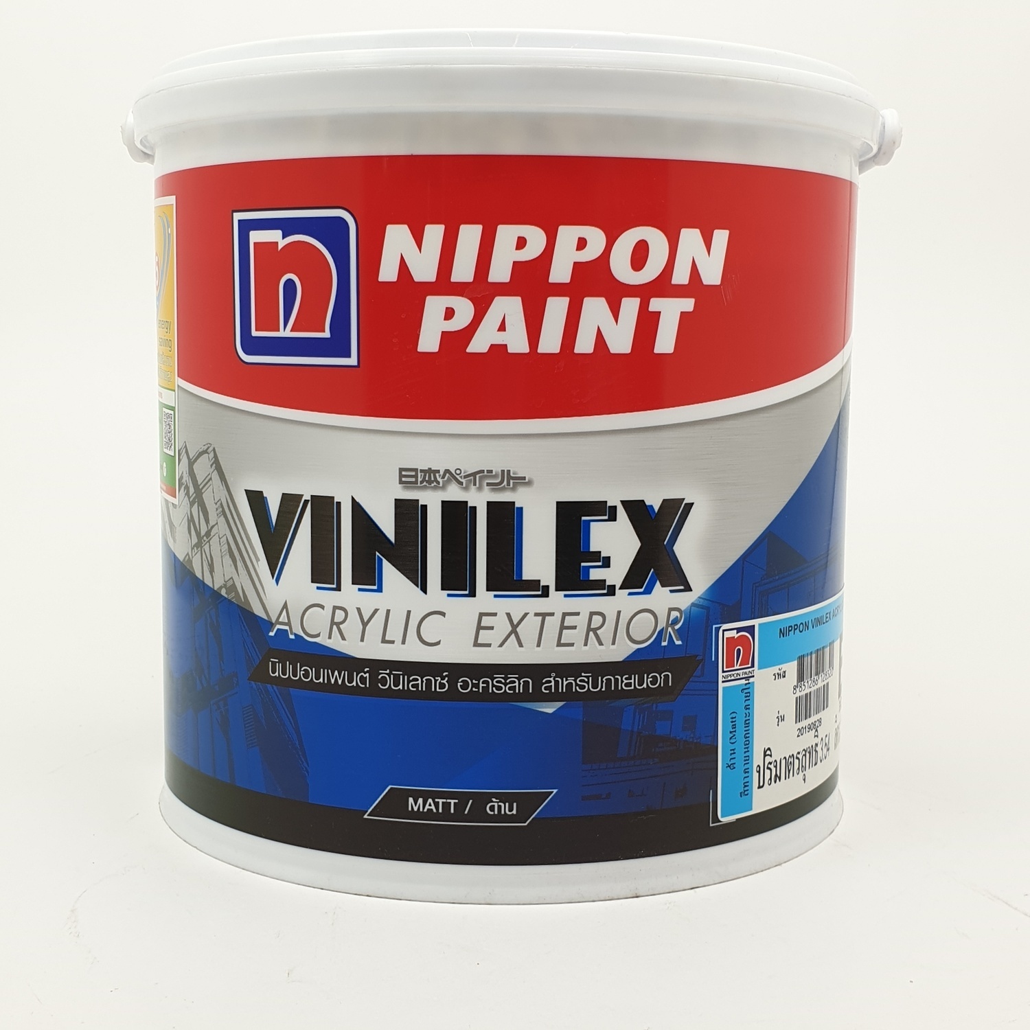 NIPPON สีน้ำอเนกประสงค์ ภายนอก เบส บี Vinilex Acrylic ขาว