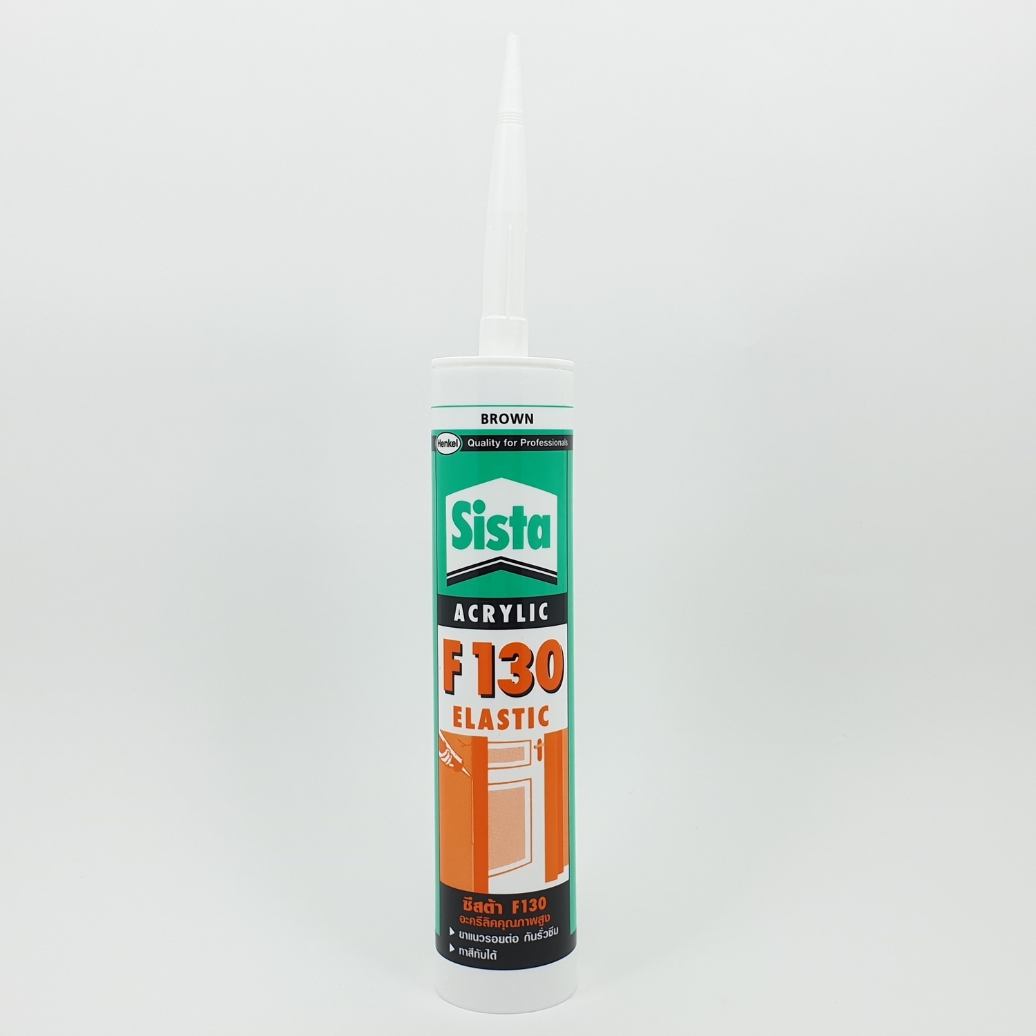 Sista กาวยาแนวอะครีลิค F-130 สีน้ำตาล