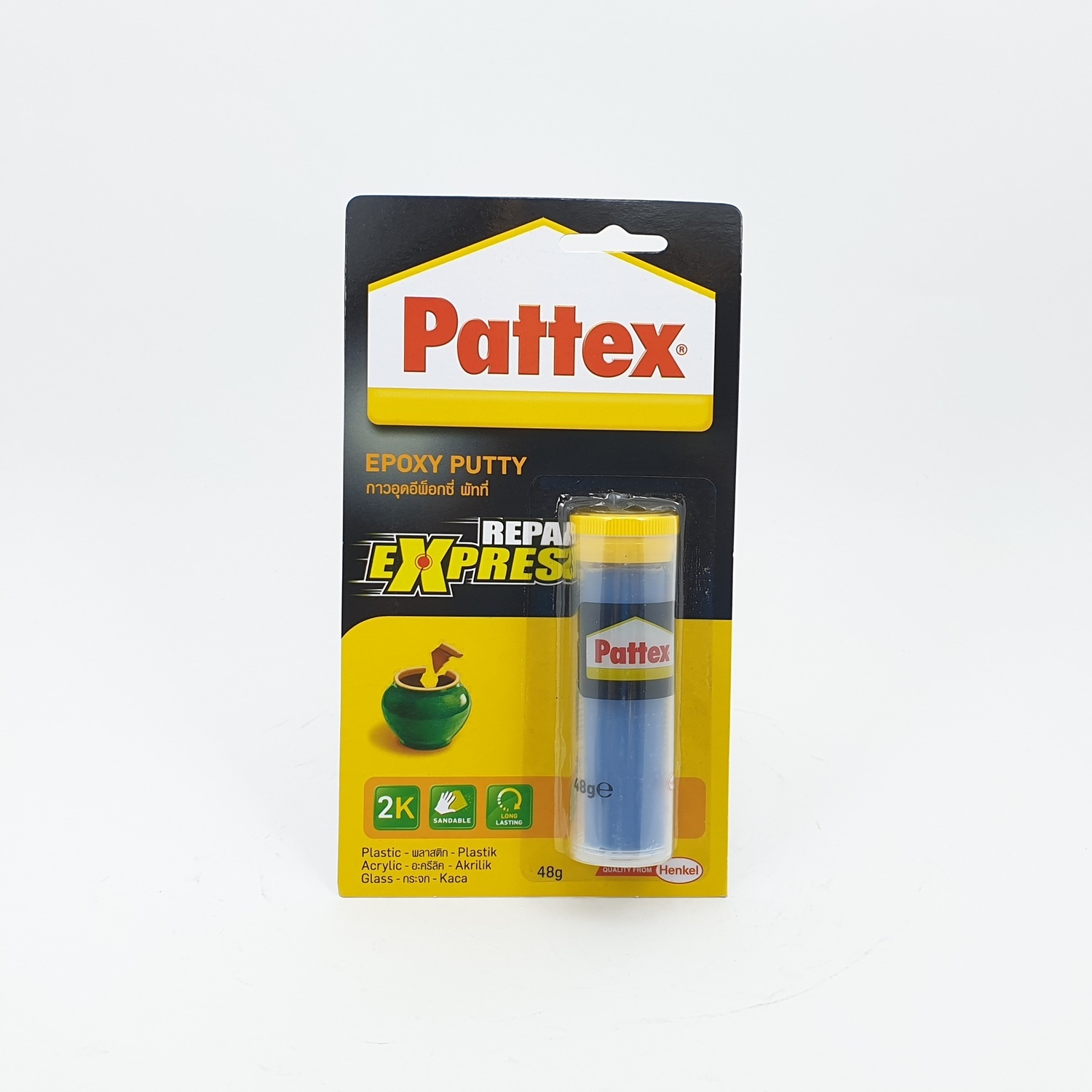 PATTEX กาวอุดอีพ๊อกซี่ พัตตี้ 48 กรัม EPOXY PUTTY