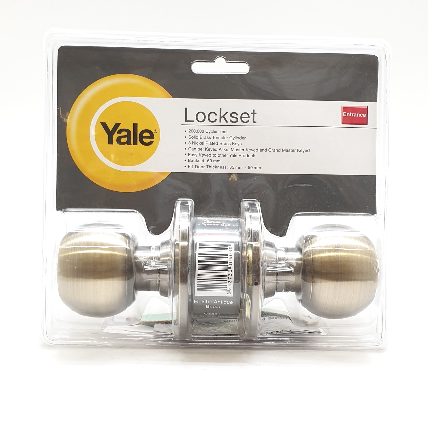 YALE ลูกบิดประตู KN-VCA5227US5