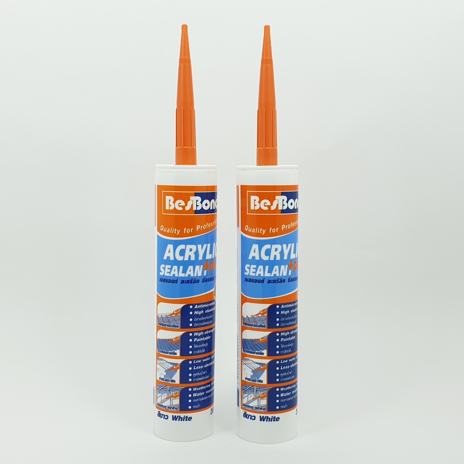 BESBOND อะคริลิคยืดหยุ่นพิเศษ 300 ml สีขาว