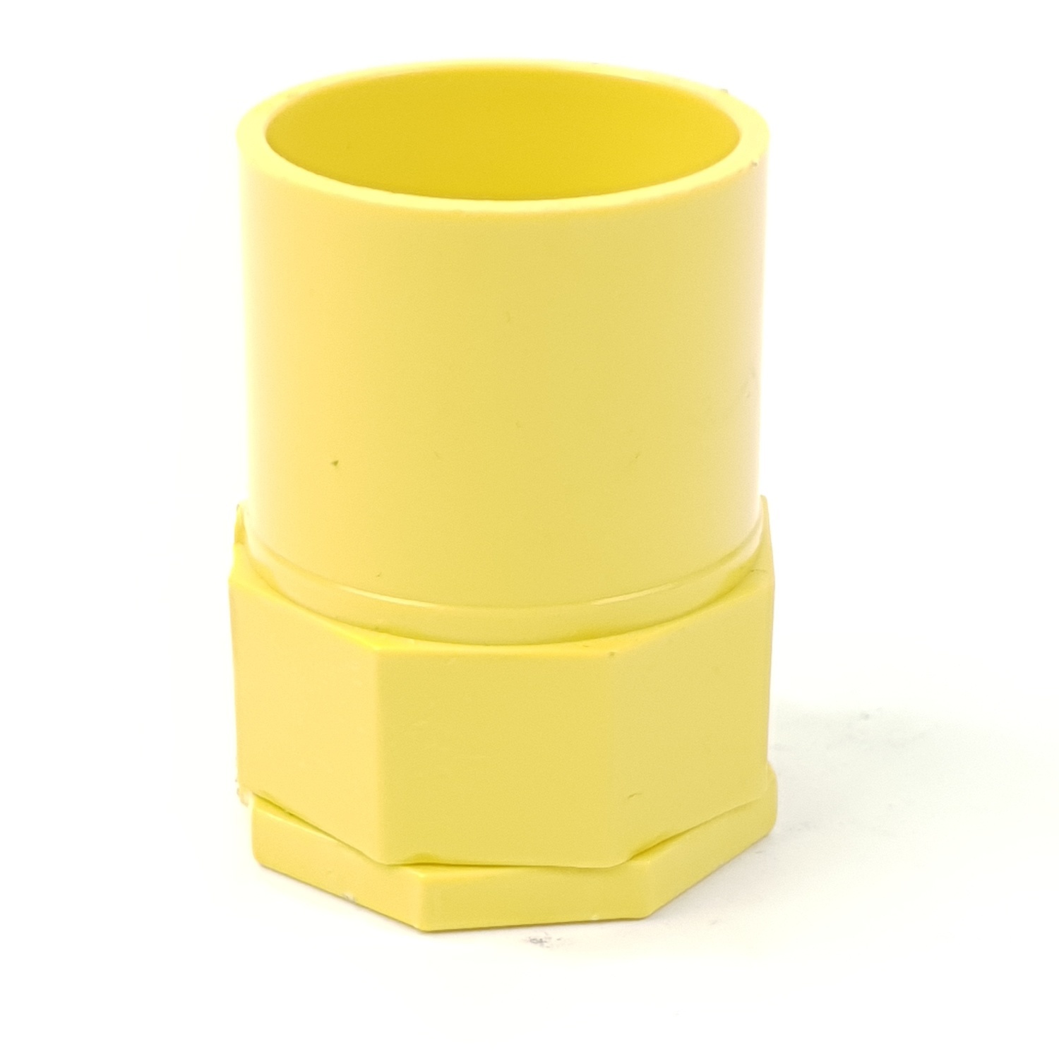 SCG ข้อต่อเข้ากล่อง-ร้อยสายไฟJIS 1นิ้ว(25) สีเหลือง