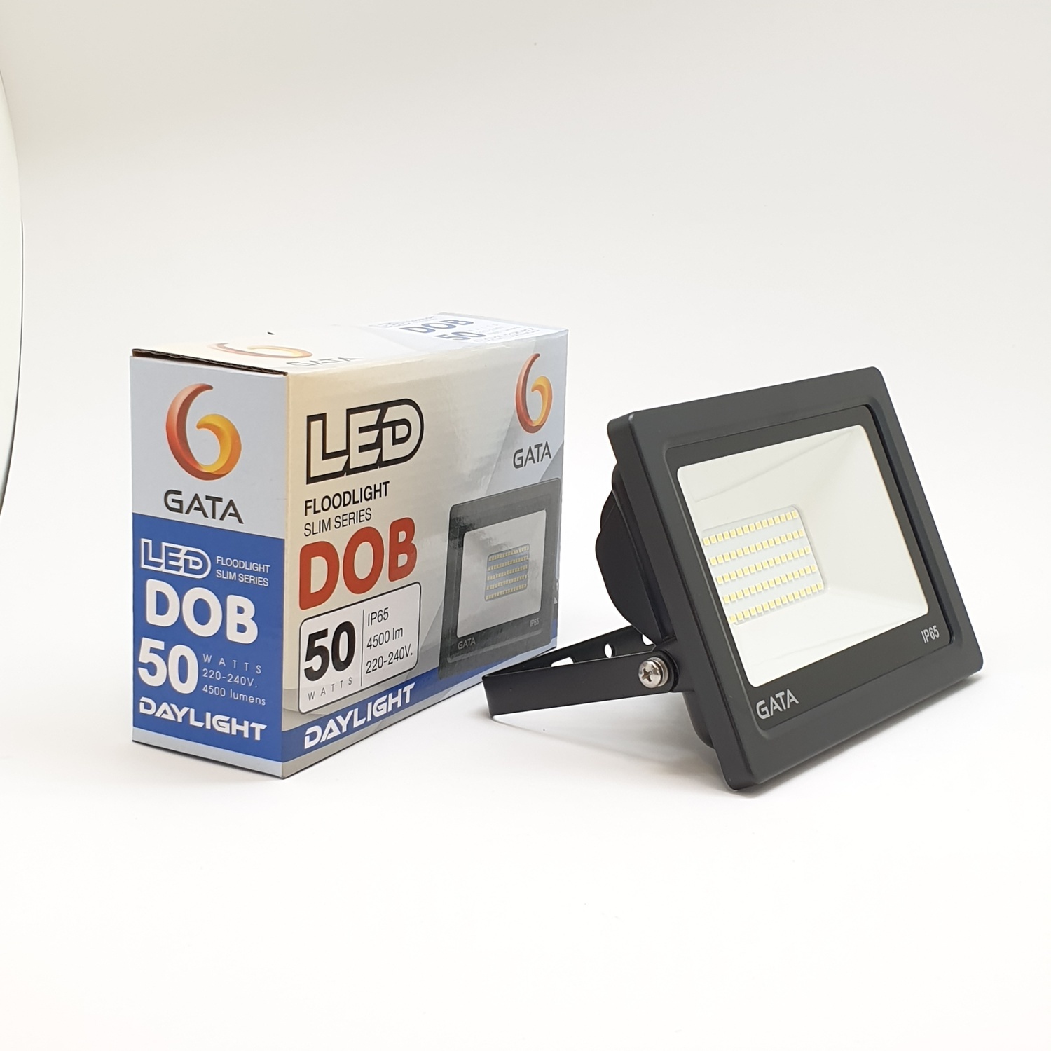 GATA โคมฟลัดไลท์ LED 50W. Day สีดำ