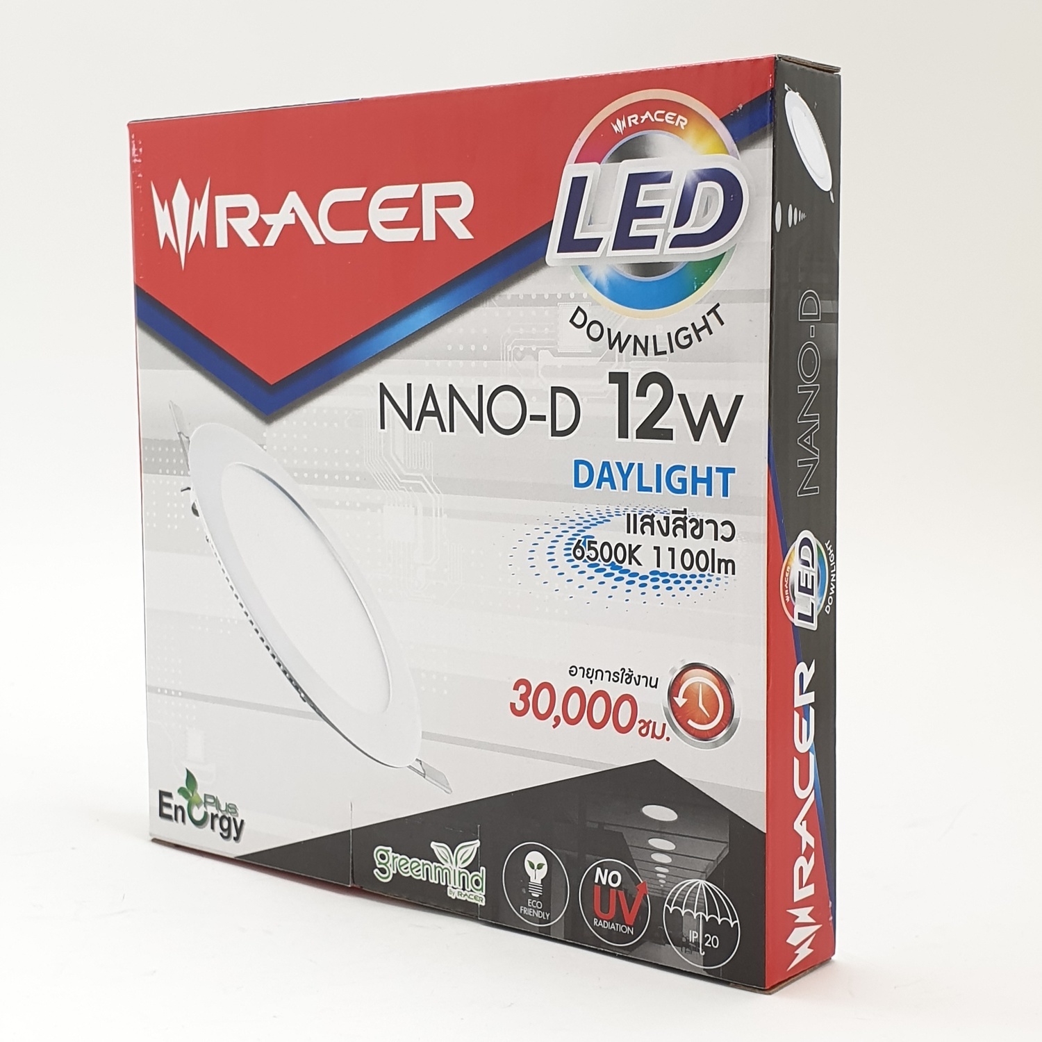 ดาวน์ไลท์ LED NANO-D กลม 12W. DL.RACER