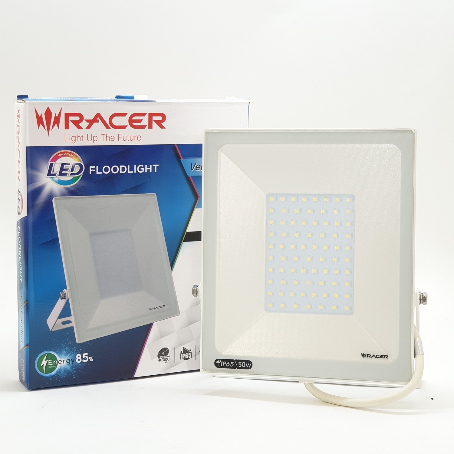 RACER ฟลัดไลท์ เวอร์ติเคิลสลิม 50W แสงขาว