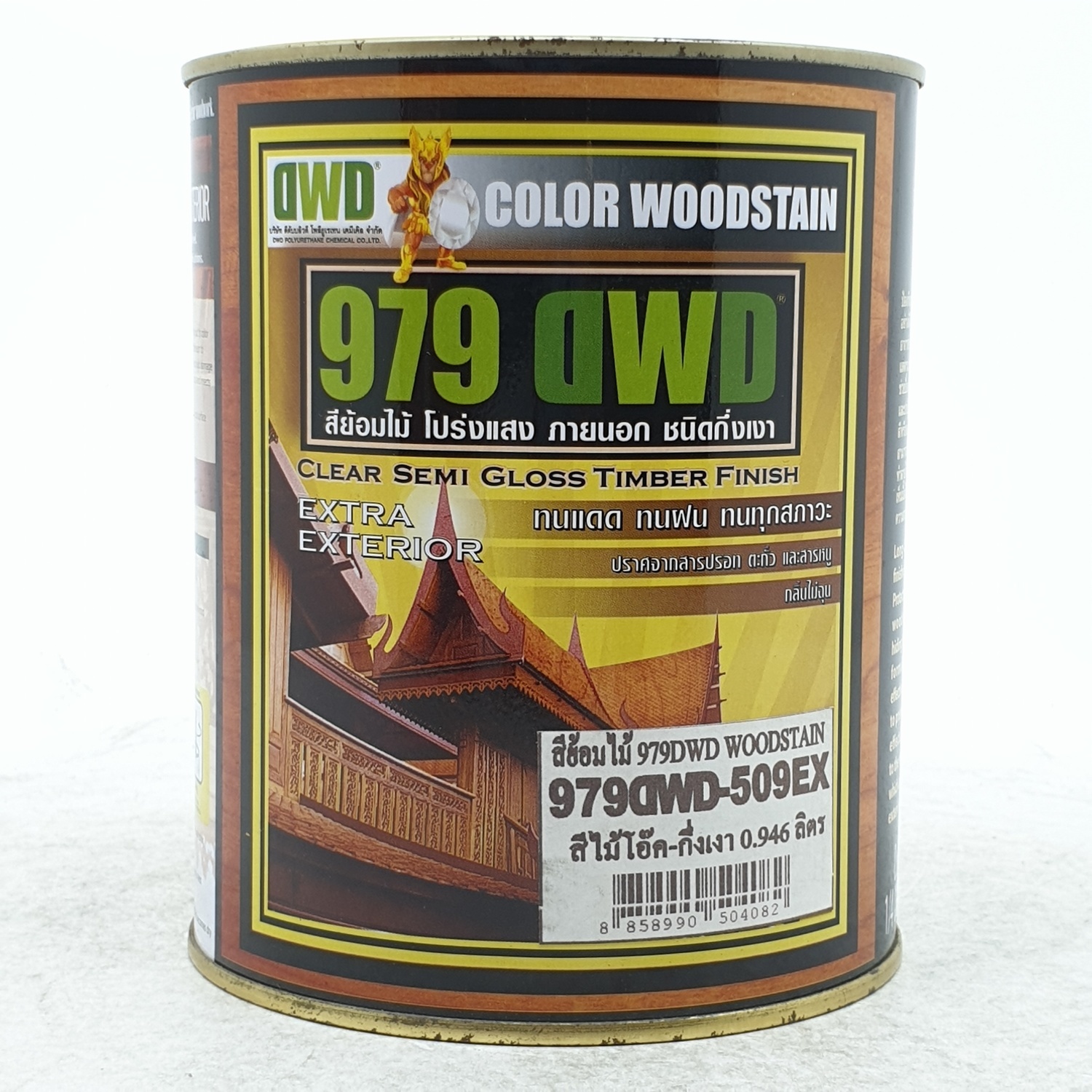 DWD สีย้อมไม้ ชนิดกึ่งเงา (0.946ลิตร) 979DWD 509EX สีไม้โอ๊ค
