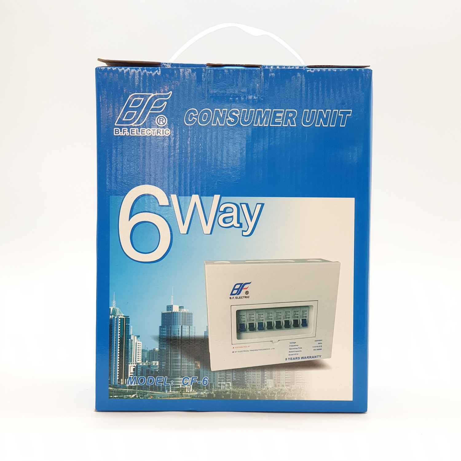 BF คอนซูเมอร์ 2 สาย 6 ช่อง 63A PSC 6Way