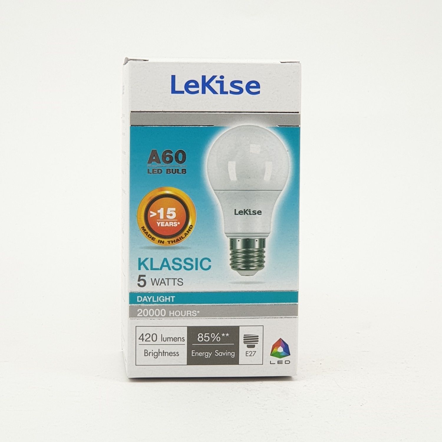 LEKISE หลอดไฟ LED A60 5W DL KLASSIC