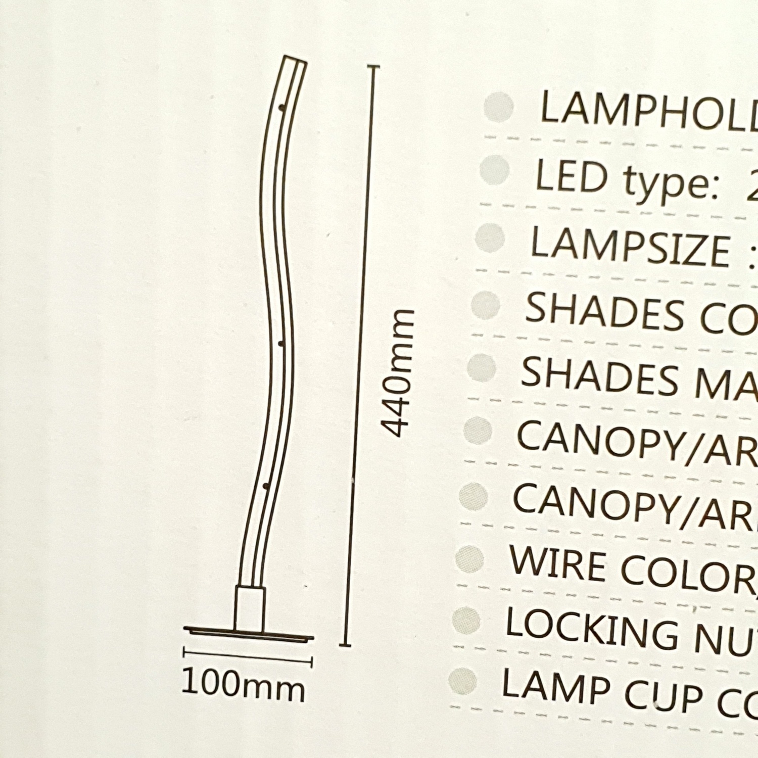 โคมไฟตั้งโต๊ะ Modern MT74121-1 สีขาว ELON