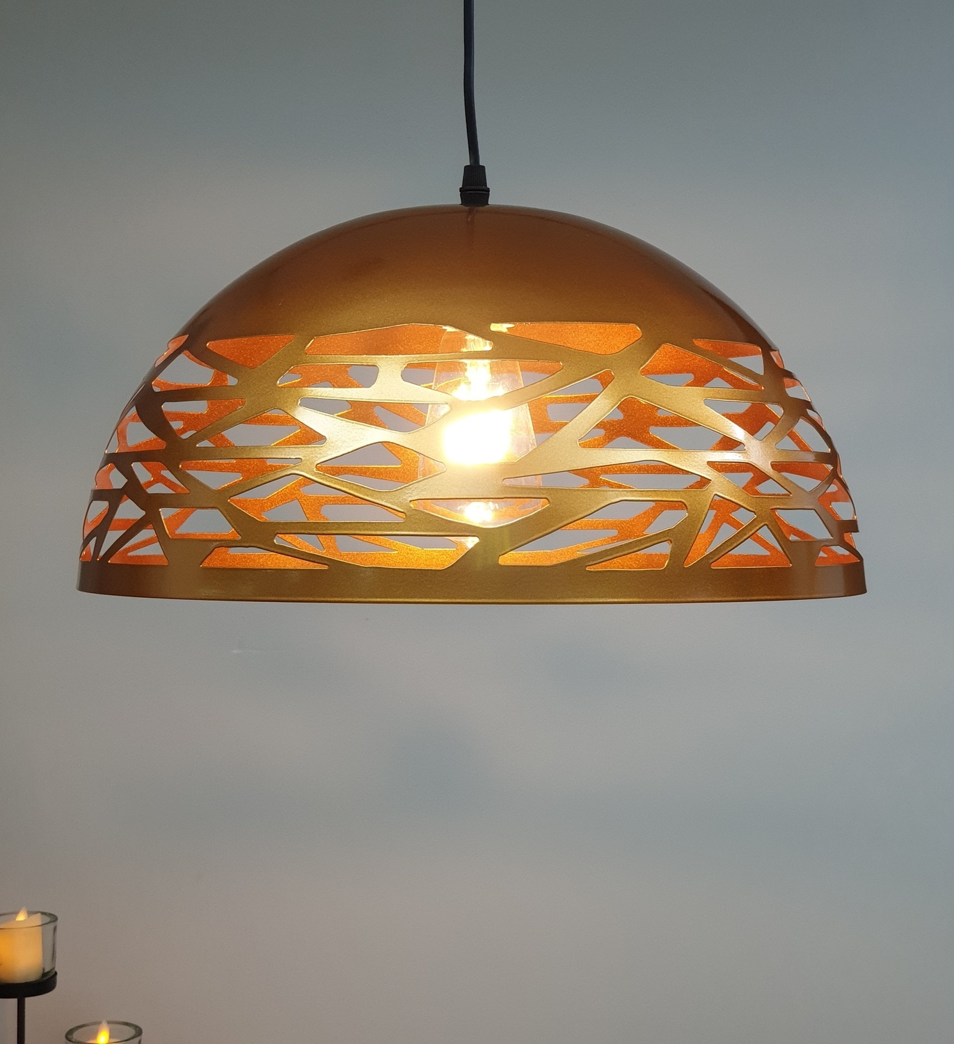 EILON โคมไฟแขวน Loft YD-DT1602M โกลด์**แถมฟรี 8859548104464หลอด LED ฟิลาเมนต์ Edison E27 รุ่น GY-003 4 วัตต์ EILON**