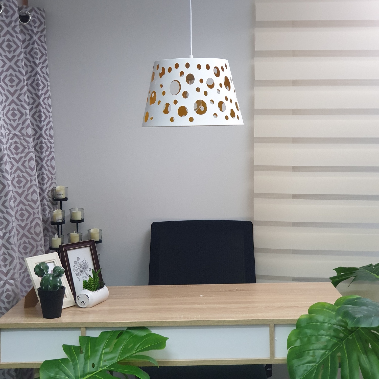 EILON โคมไฟแขวน Loft 58127 -1 สีขาว