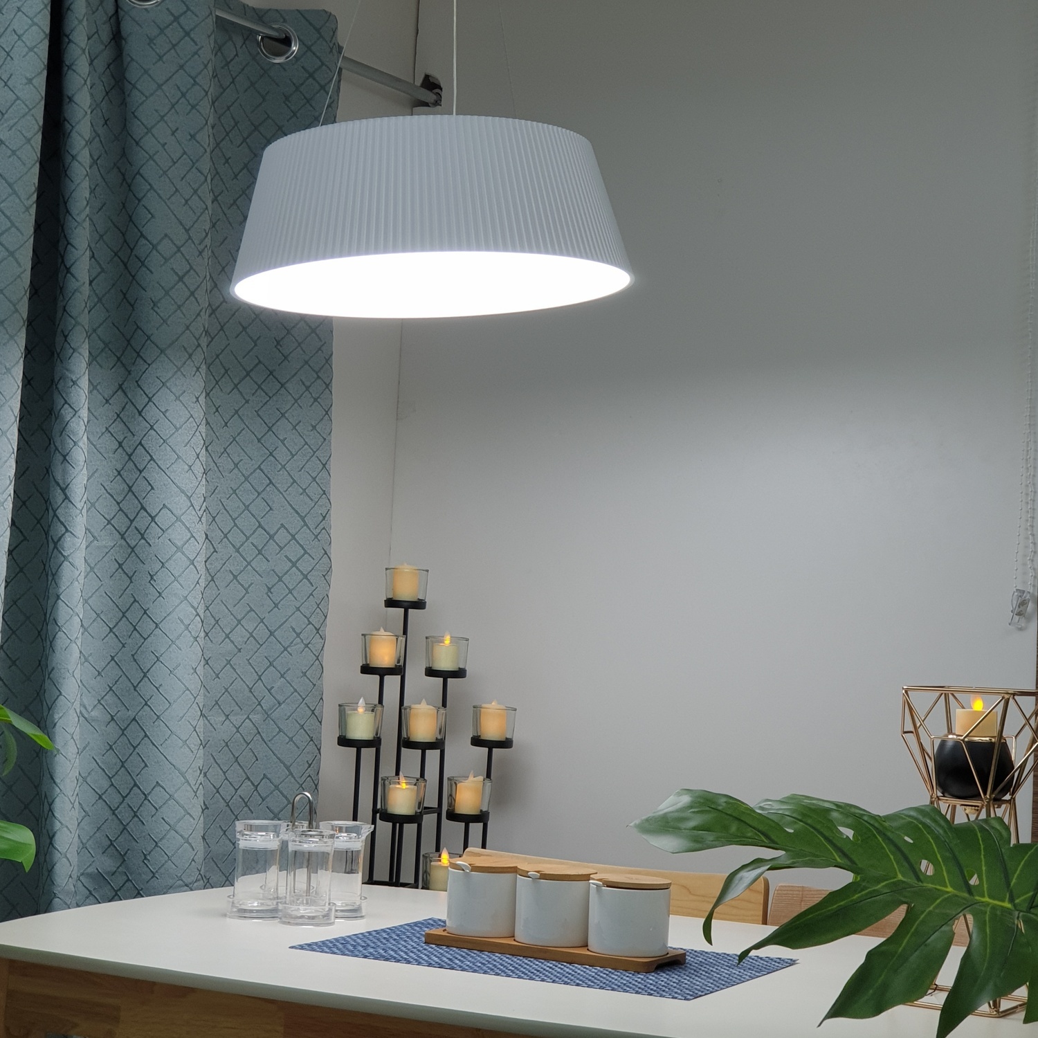 EILON โคมไฟแขวนโมเดิร์น KDD0003/27 white ราคา 1,590 บาท*ส่งฟรี