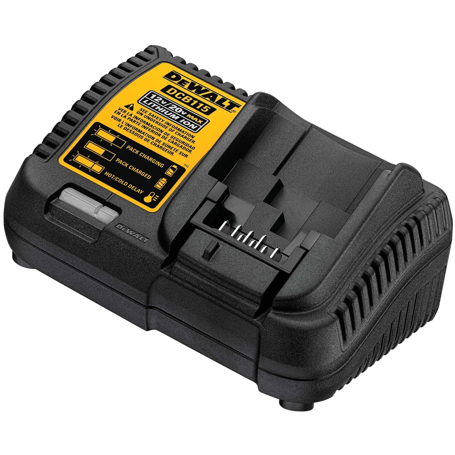 แท่นชาร์จแบตเตอร์รี่สำหรับเครื่องมือ 10.8-18V. ชาร์จเร็ว DCB115-KR DeWALT