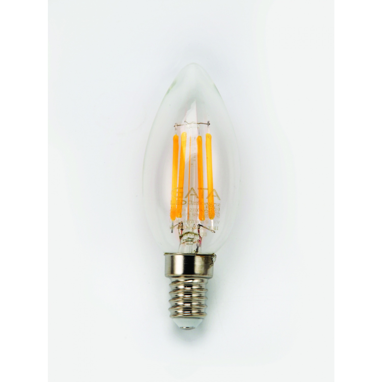 GATA หลอดไฟ LED E14 4w รุ่นคลาสสิค แสงวอร์มไลท์
