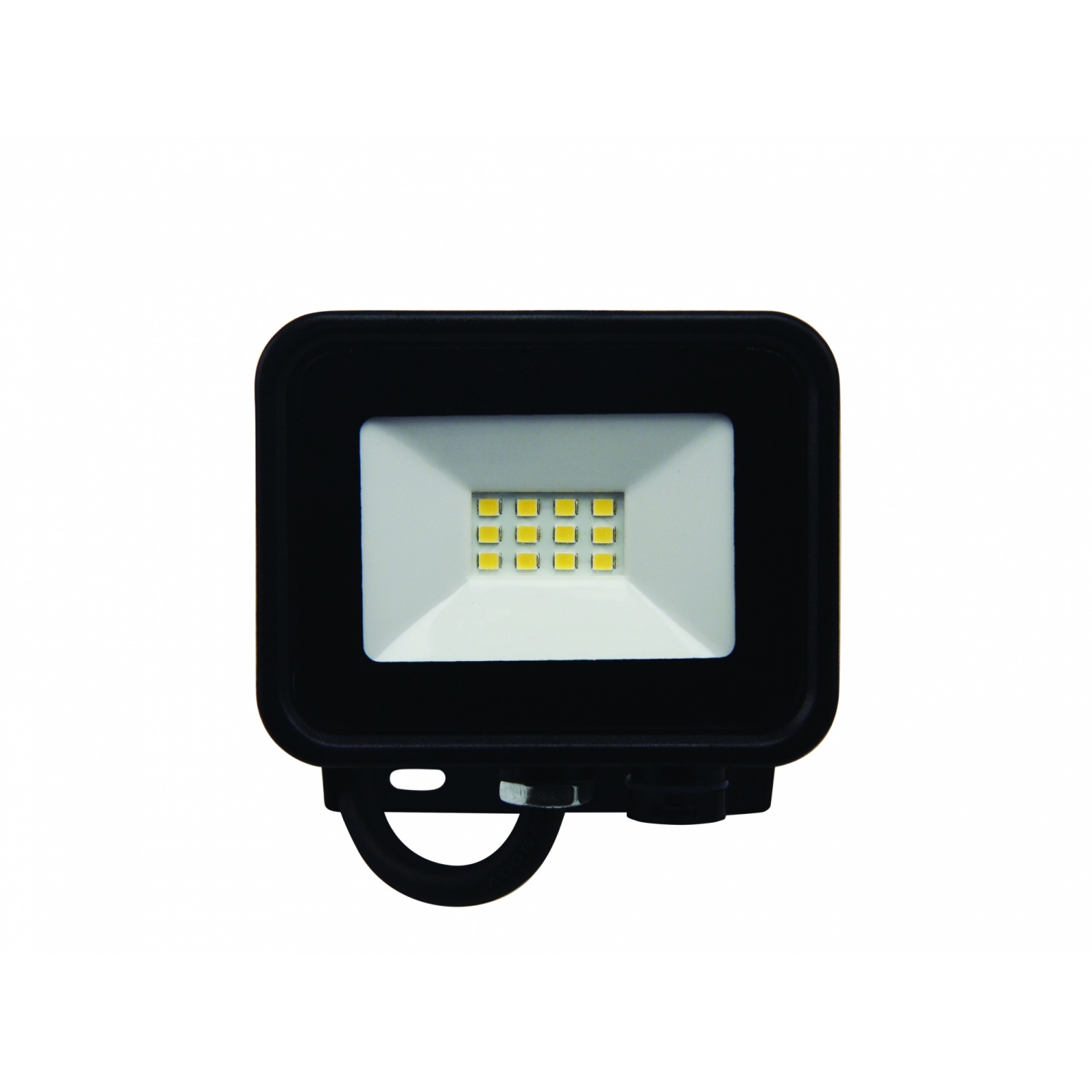 GATA โคมฟลัดไลท์ LED 10W แสง Warmwhite (สว่างพิเศษ) สีดำ