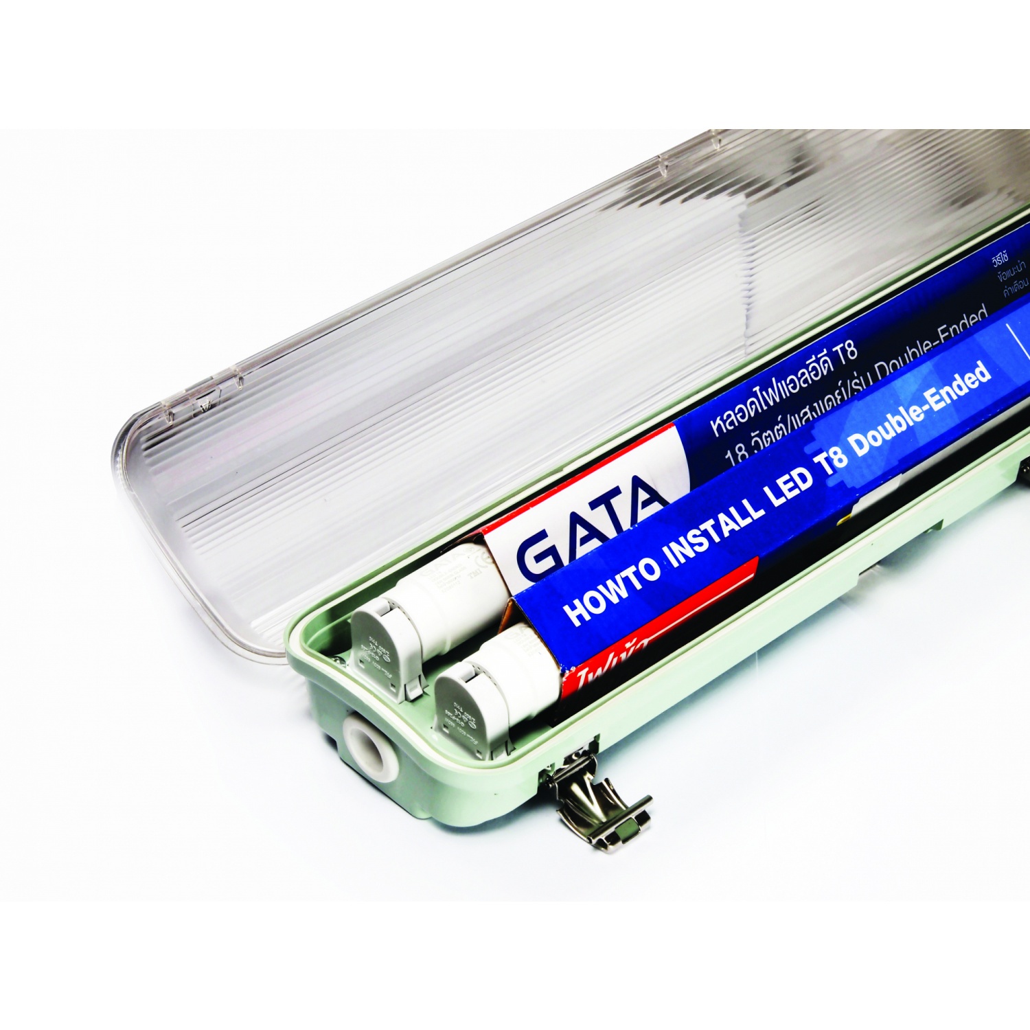 GATA โคมกันน้ำกันฝุ่นประกอบเสร็จ LED 2x18W ยาว 120cm รุ่น Super