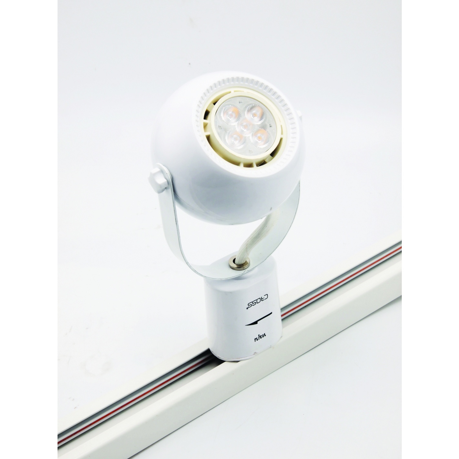 โคมTracklight LED สีขาวทรงกลม(TL04)ฐานกระบอก 5W. Warm