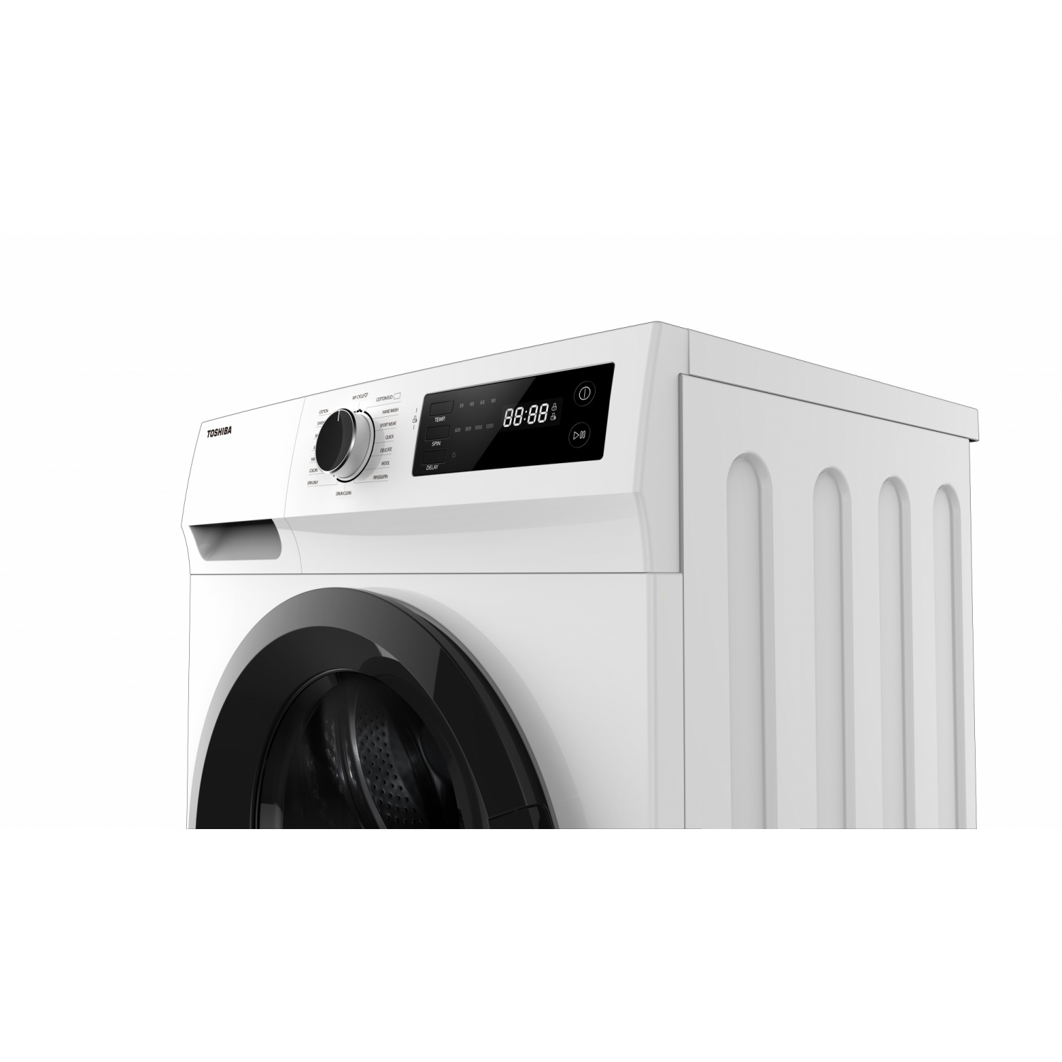 TOSHIBA เครื่องซักผ้าฝาหน้า 8.5 KG. TW-BH95S2T สีขาว