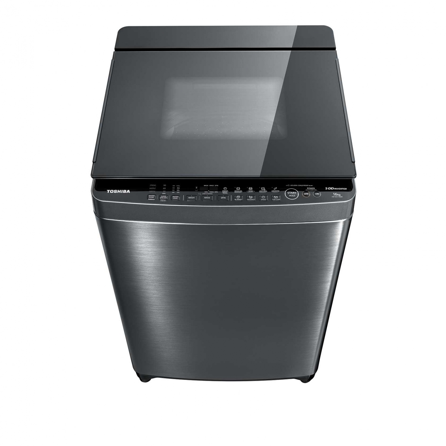 TOSHIBA เครื่องซักผ้าอัติโนมัติTOSHIBA16KG.รุ่นAW-DG1700WT(SS)