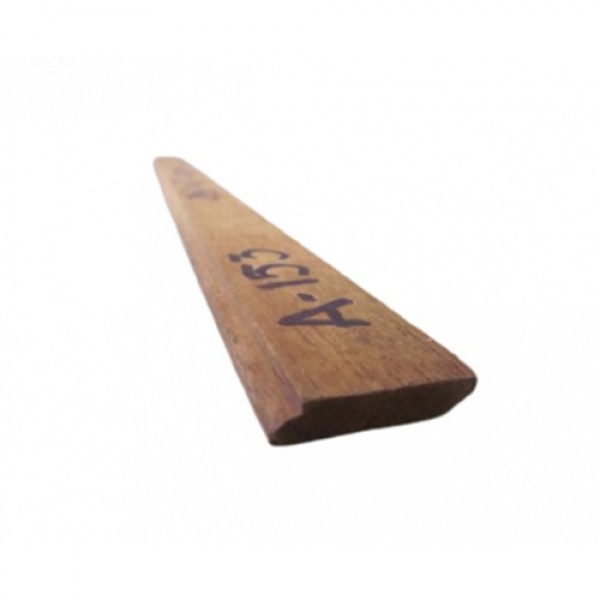 คิ้วไม้สักSJK25 3/8 x1.1/2 x4ฟุต